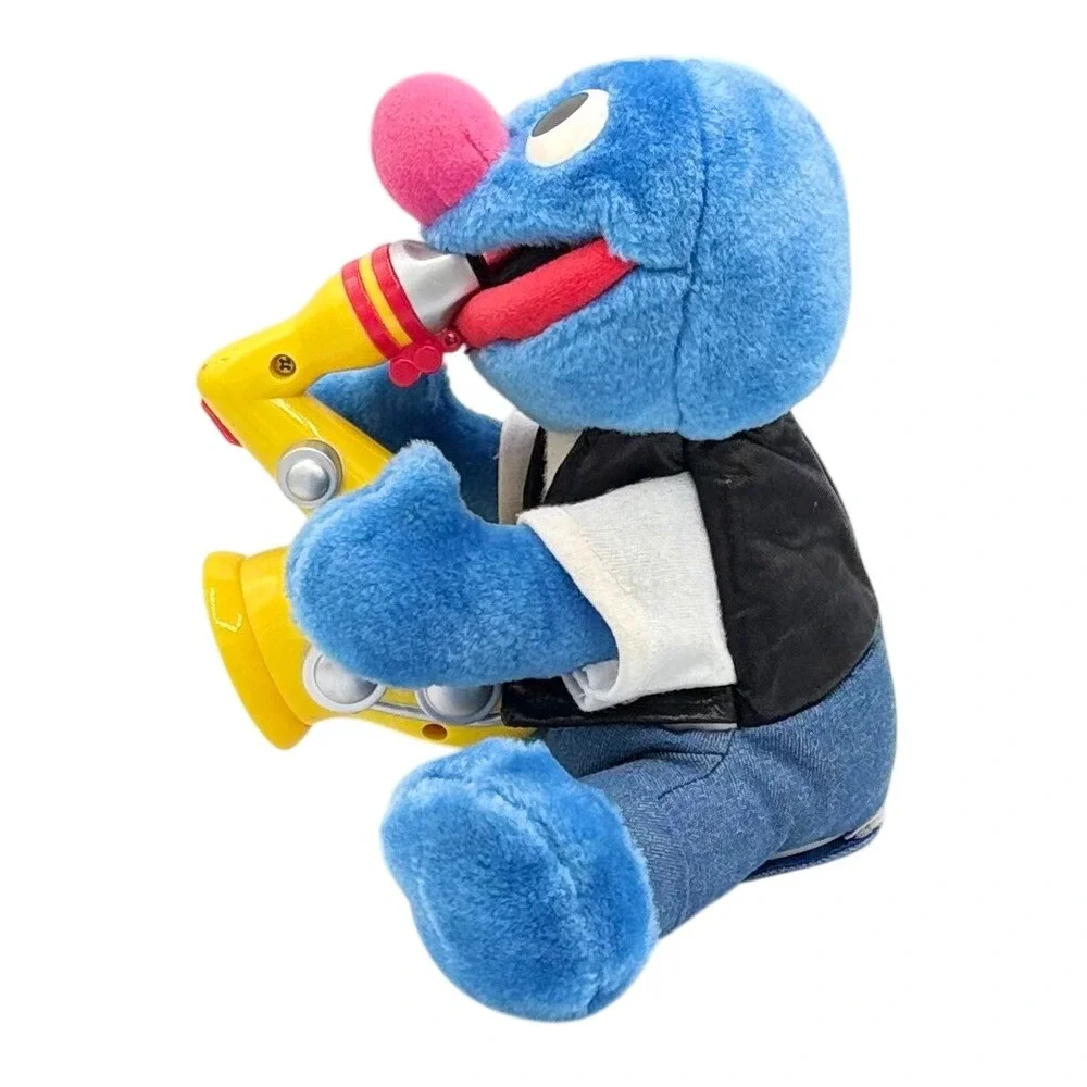 Fisher-Price Vintage Sesame Street Rock & Roll Singing Grover Saxophone Toy 2001